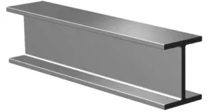 IPE steel beam