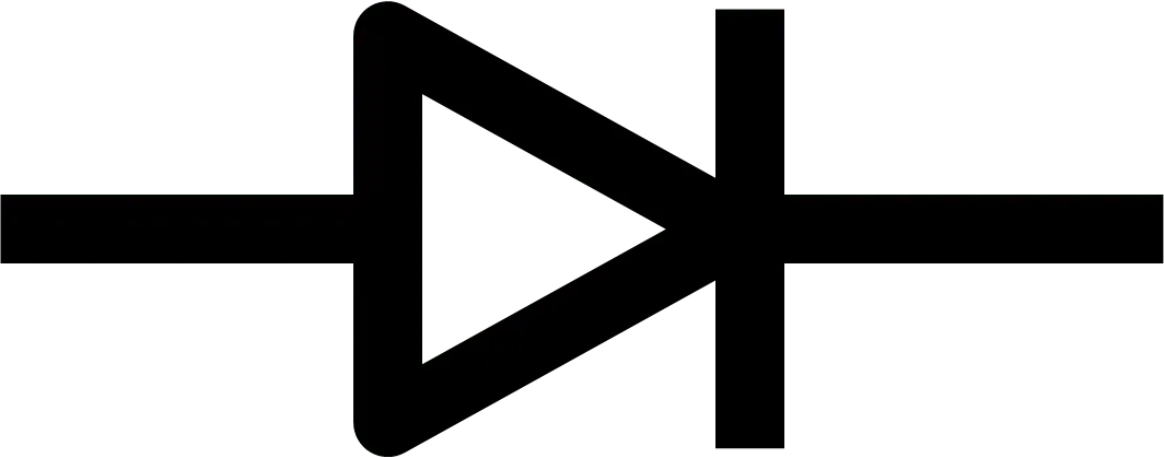 Symbol for check valve in P&ID diagram