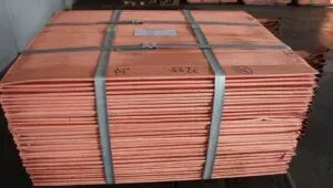 Electrolytic copper cathodes 99.99%