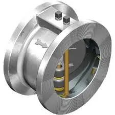 dual plate check valve