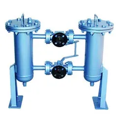 Duplex basket strainer