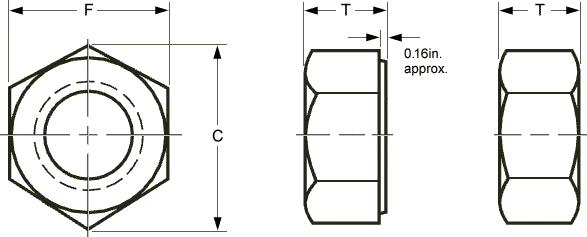 Heavy Hex Nuts Dimensions ASME B18.2.2